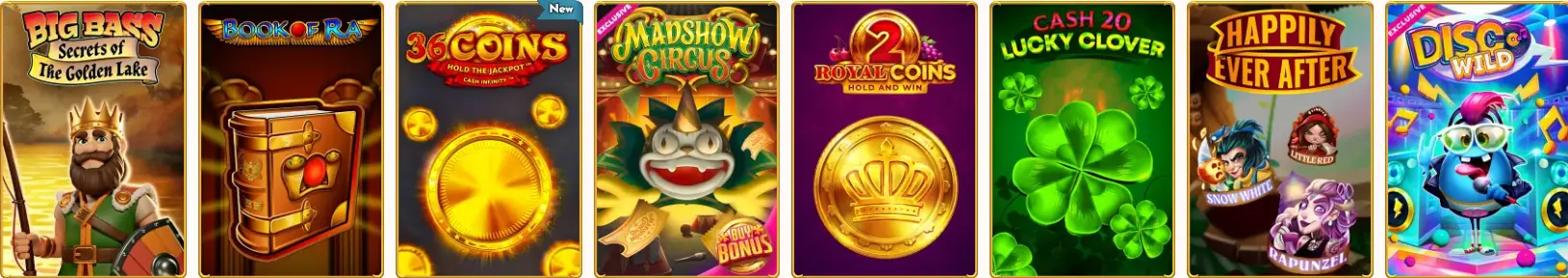 Vegastars online casino games 